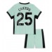 Chelsea Moises Caicedo #25 Tredjedraktsett Barn 2023-24 Korte ermer (+ Korte bukser)